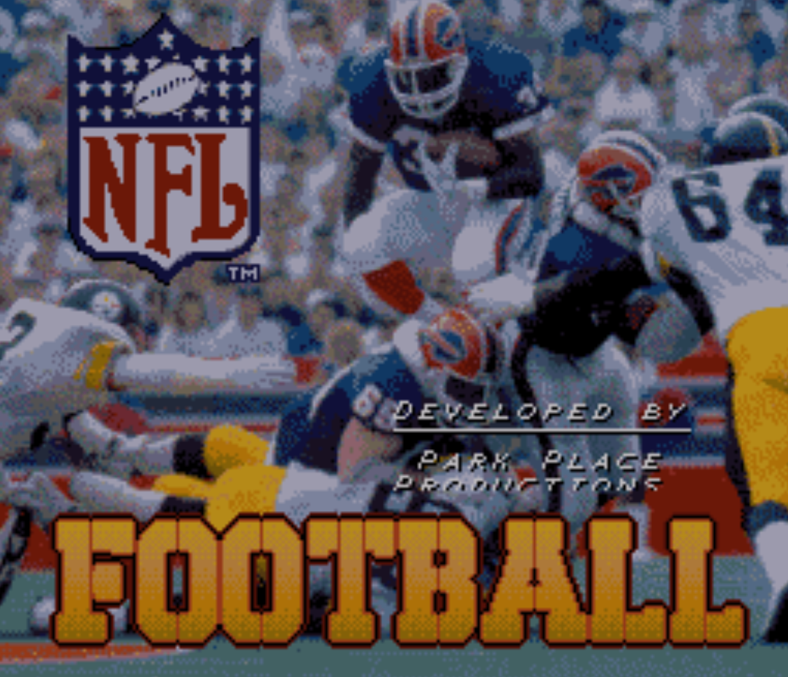 NFL Footbal Title Screen